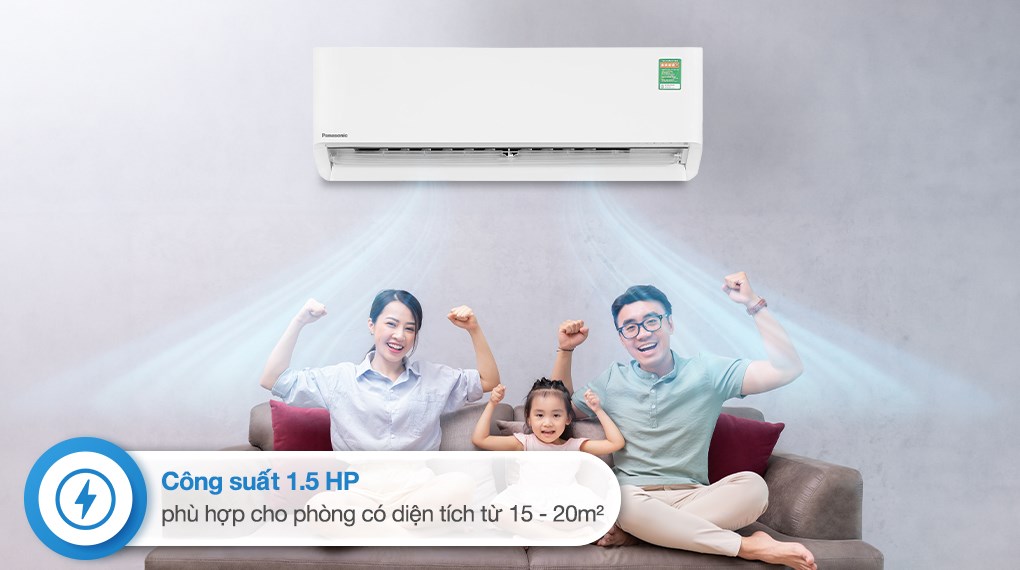 Máy lạnh Panasonic Inverter 1.5 HP CU/CS-XU12BKH-8