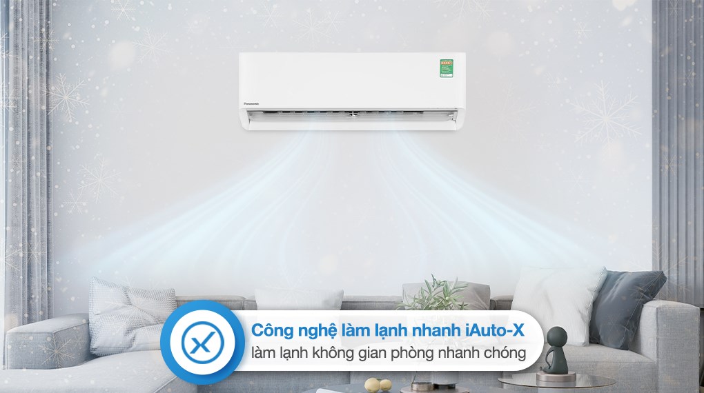 Máy lạnh Panasonic Inverter 1.5 HP CU/CS-XU12BKH-8