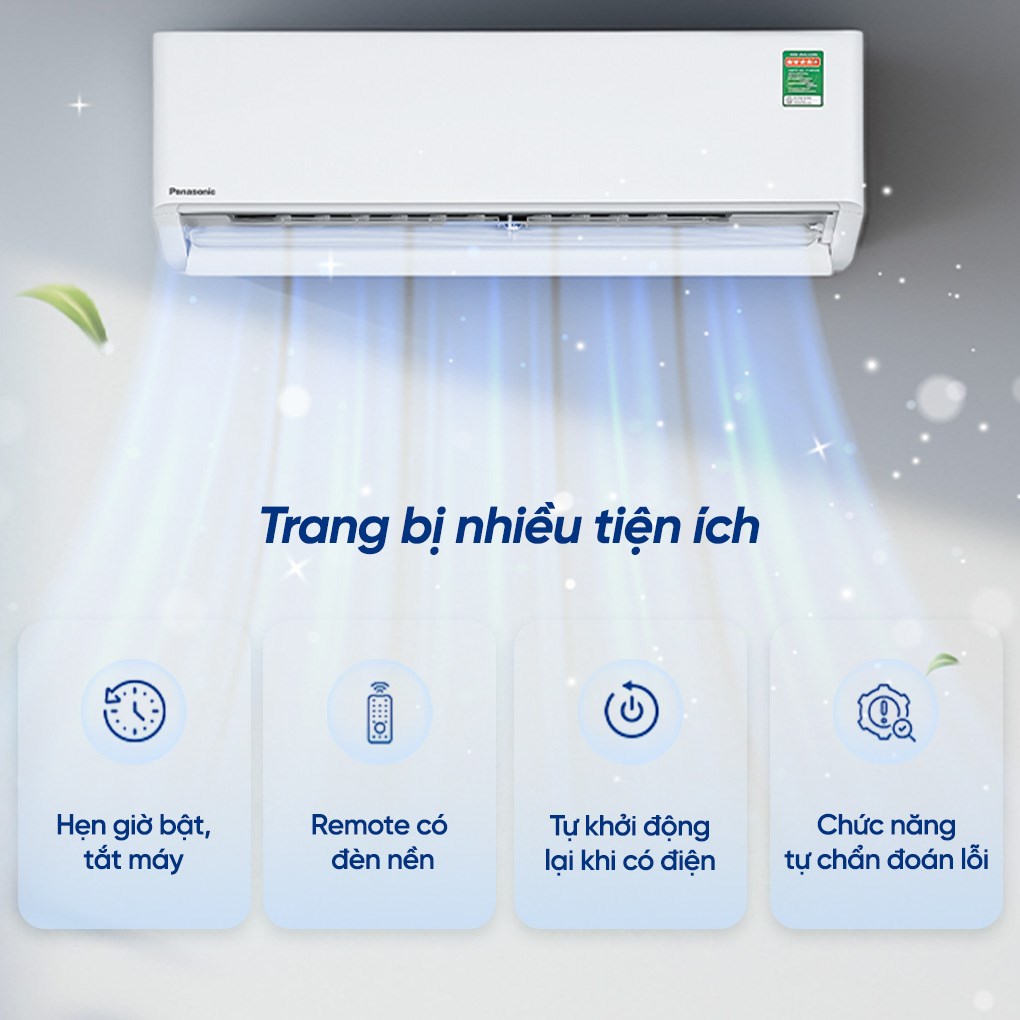 Máy lạnh Panasonic Inverter 1.5 HP CU/CS-U12BKH-8