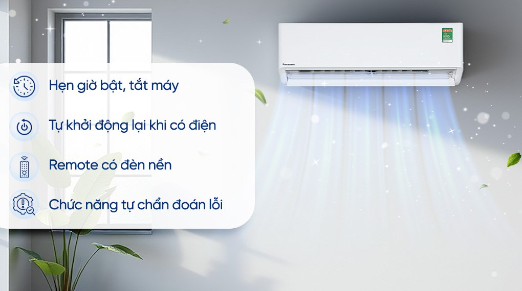 Máy lạnh Panasonic Inverter 2 HP CU/CS-U18BKH-8