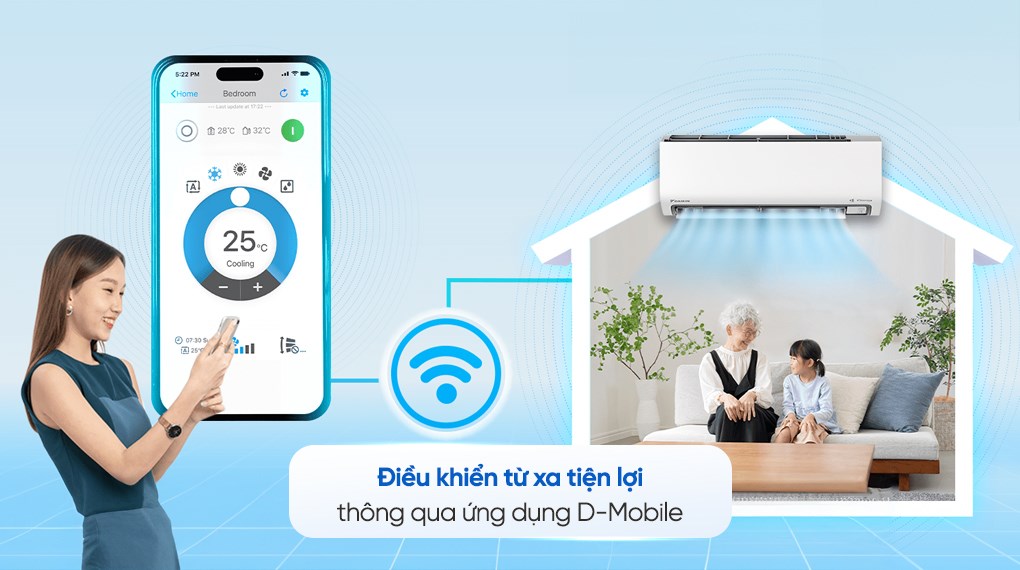 Máy lạnh Daikin Inverter 3 HP FTKF71ZVMV