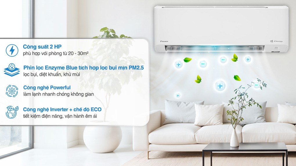 Máy lạnh Daikin Inverter 2 HP FTKY50ZVMV