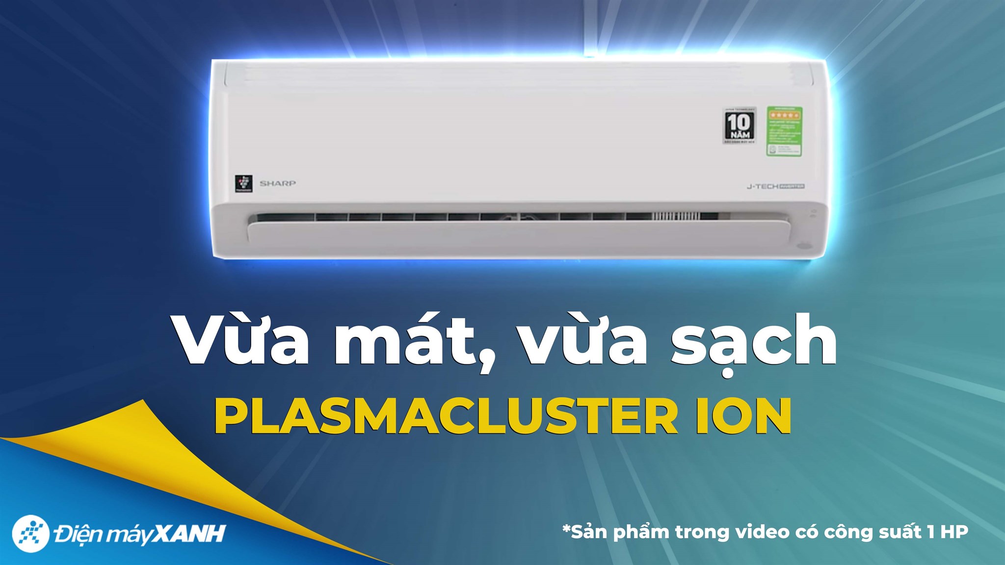 Máy lạnh Sharp Inverter 1 HP AH-XP10CMW