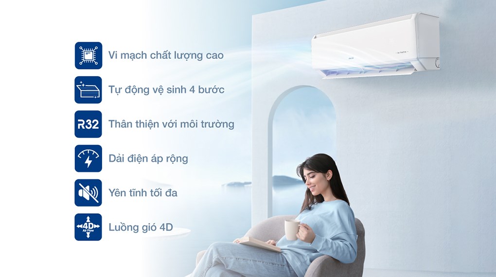 Máy lạnh AUX Inverter 1 HP AW10CAA4DI-3VN