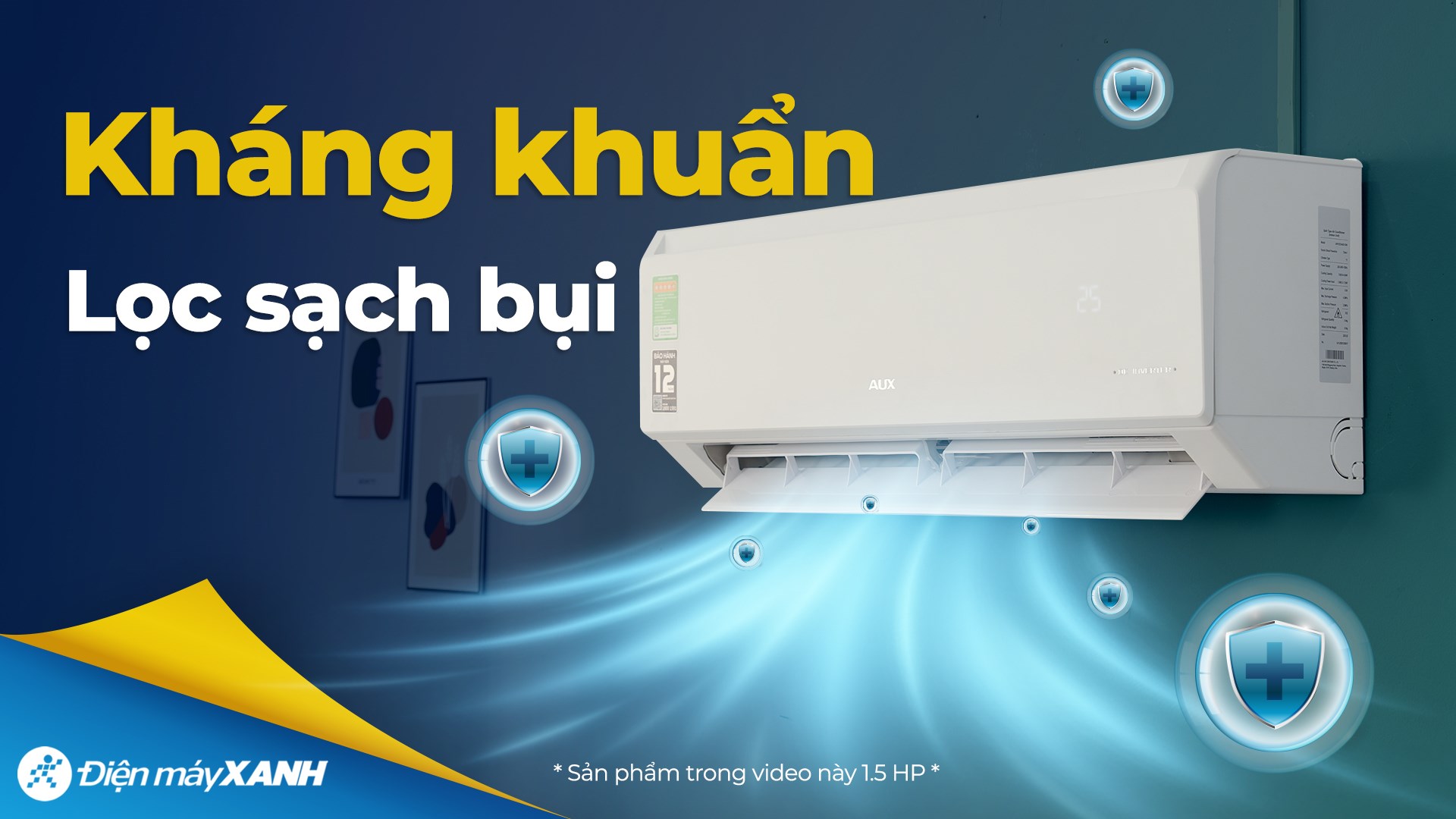 Máy lạnh AUX Inverter 1.5 HP AW13CDA4DI-5VN