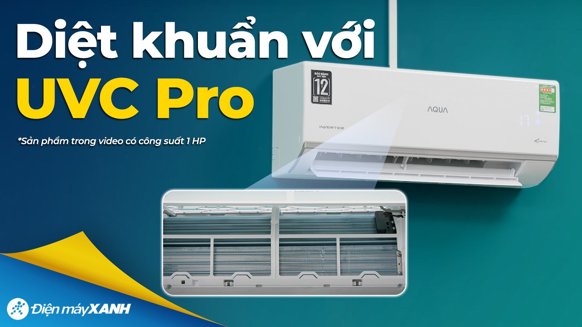 Máy lạnh AQUA Inverter 1.5 HP AQA-RUV13RB3