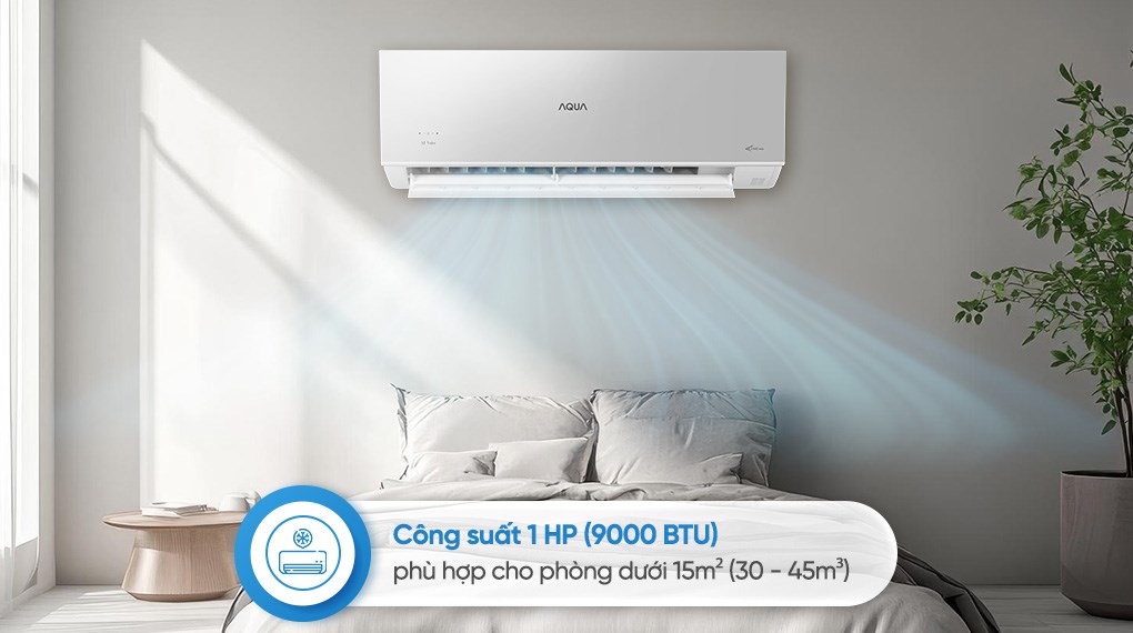Máy lạnh Aqua Inverter 1 HP AQA-RUV10VS
