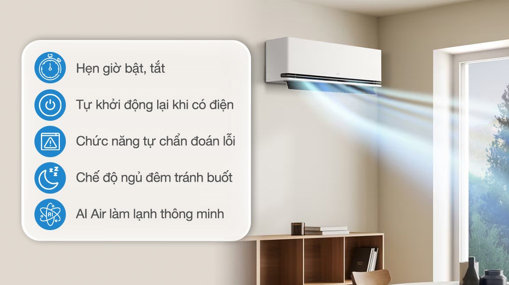 Điều hòa 2 chiều LG Inverter 12300 BTU IDH12M1