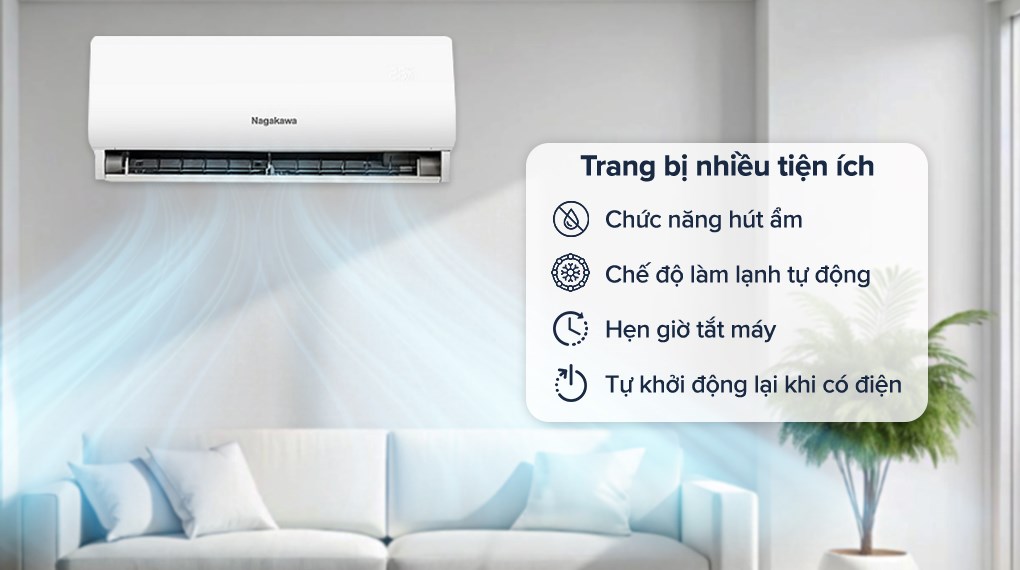 Máy lạnh Nagakawa 1 HP NS-C09R2B52