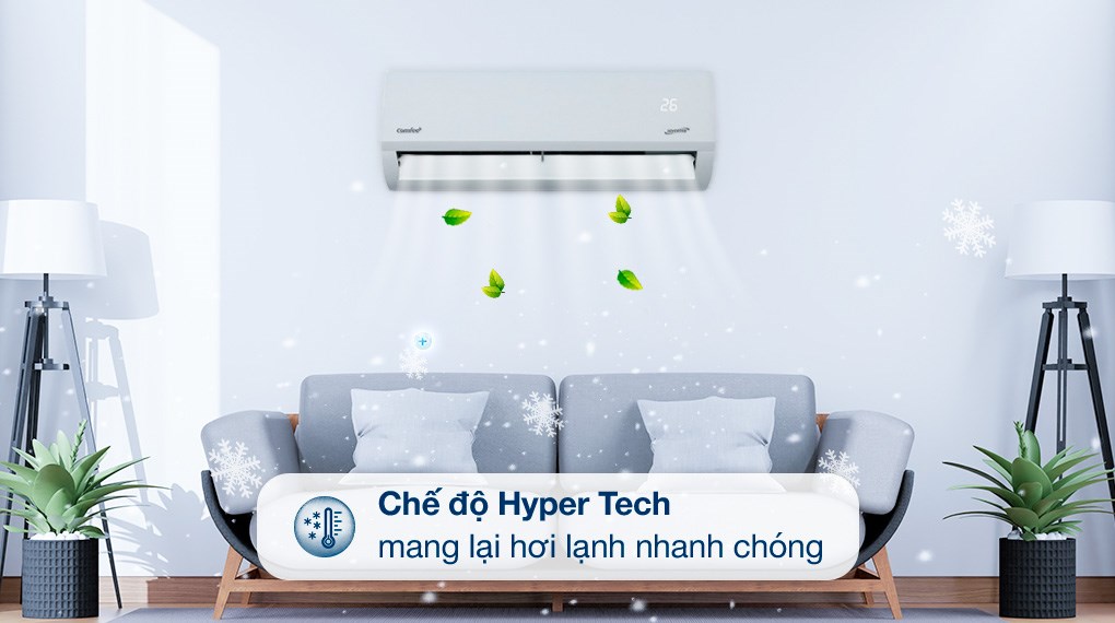 Máy lạnh 2 chiều Comfee Inverter 1 HP CFS-10VHAFF