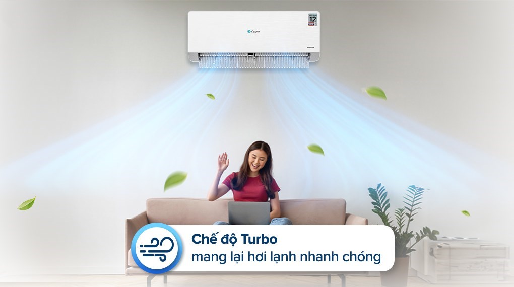 Điều hòa 2 chiều Casper Inverter 12000 BTU QH-12IU36A
