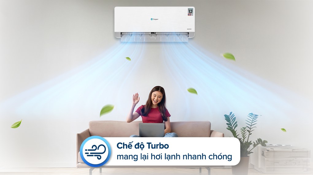 Máy lạnh 2 chiều Casper Inverter 1.5 HP QH-12IU36A