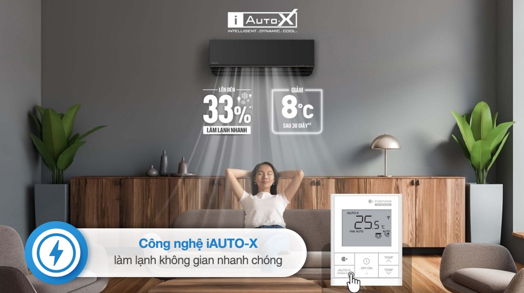 Máy lạnh Panasonic Inverter 1 HP CU/CS-AU9BKH-8