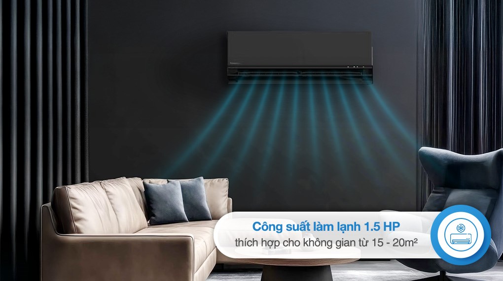 Máy lạnh Panasonic Inverter 1.5 HP CU/CS-AU12BKH-8