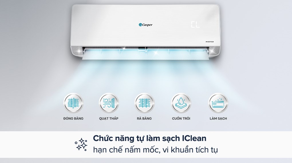 Điều hòa 2 chiều Casper Inverter 19000 BTU QH-18IU36A