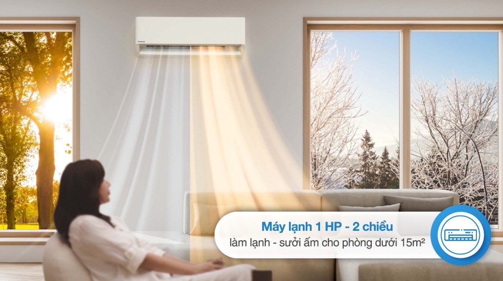 Máy lạnh 2 chiều Panasonic Inverter 1 HP CU/CS-XZ9BKH-8