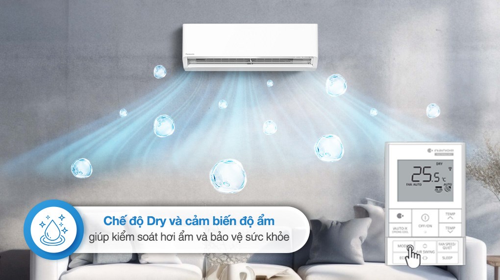 Máy lạnh 2 chiều Panasonic Inverter 1 HP CU/CS-XZ9BKH-8