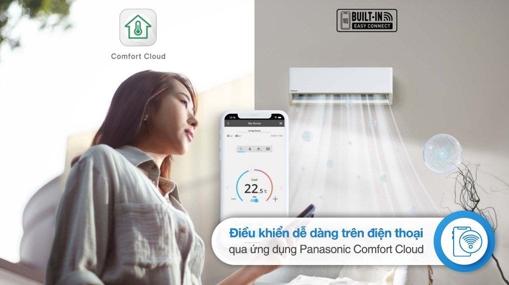 Máy lạnh 2 chiều Panasonic Inverter 1 HP CU/CS-XZ9BKH-8