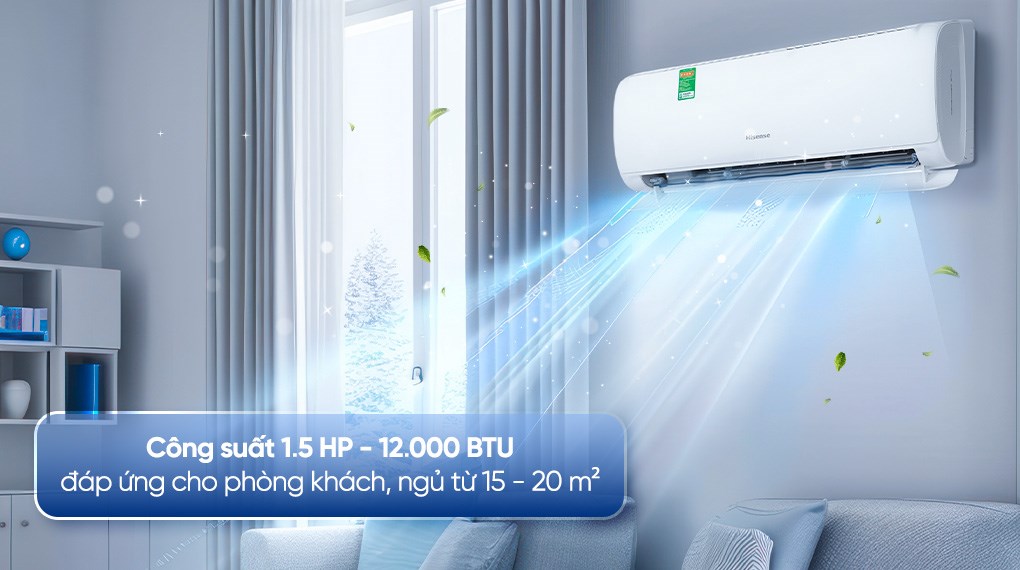 Máy lạnh Hisense Inverter 1.5 HP AS-12TR4RGUUA00