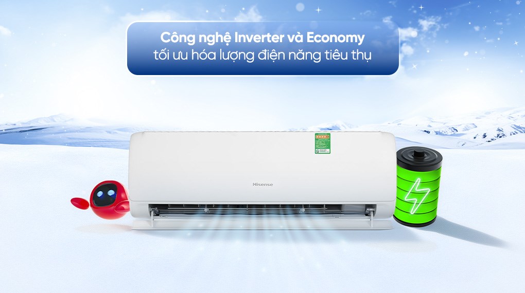 Máy lạnh Hisense Inverter 1 HP AS-10TR4RGUUA00