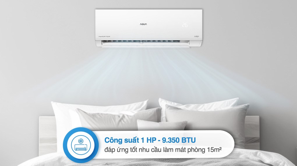 Máy lạnh AQUA Inverter 1 HP AQA-RV10QA5