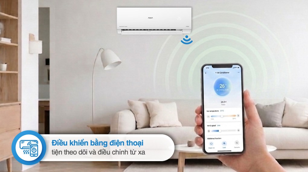 Máy lạnh AQUA Inverter 1 HP AQA-RV10QA5