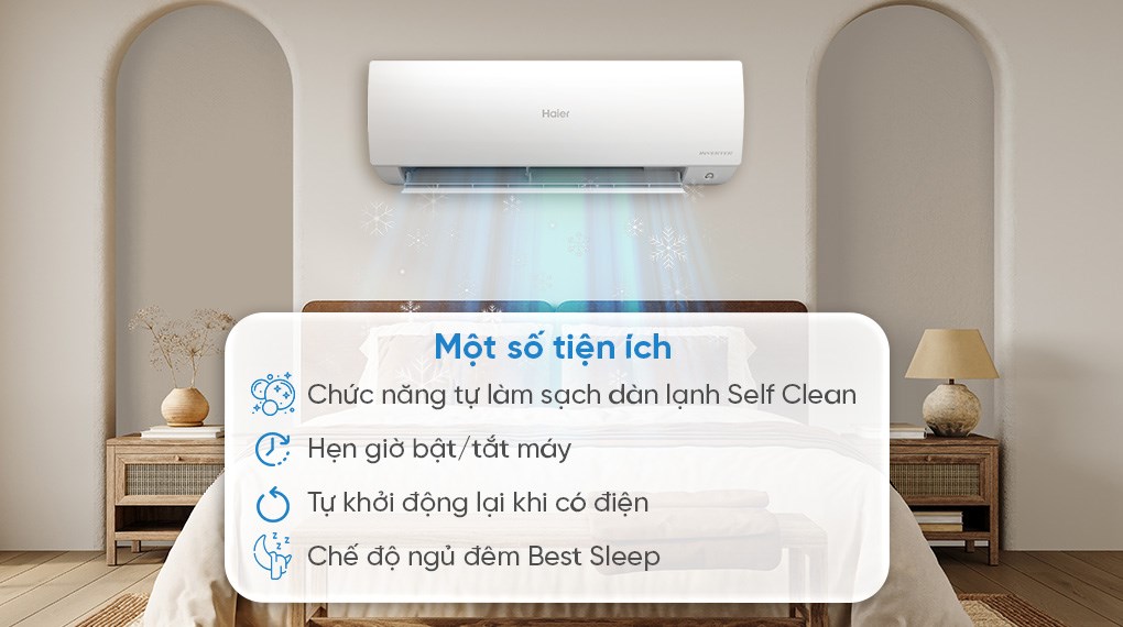 Máy lạnh Haier Inverter 1 HP HR-10VSA