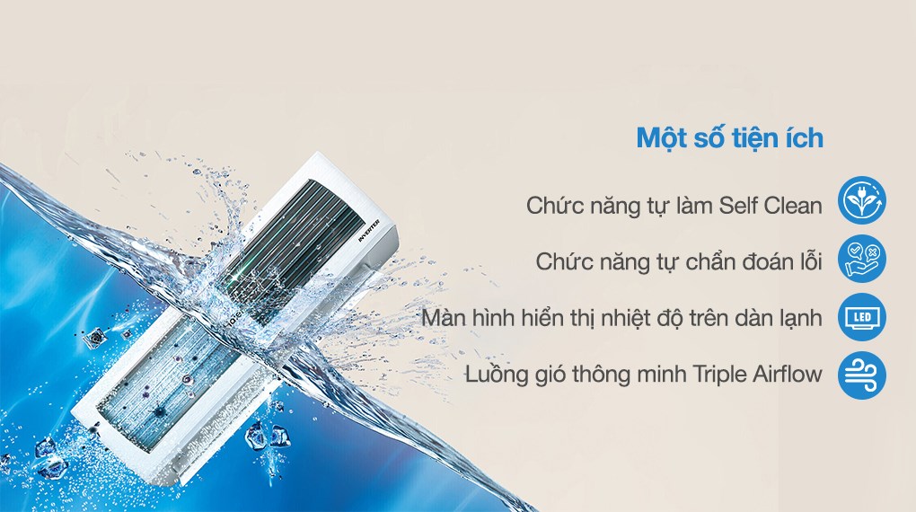 Máy lạnh Haier Inverter 1 HP HR-10VQI