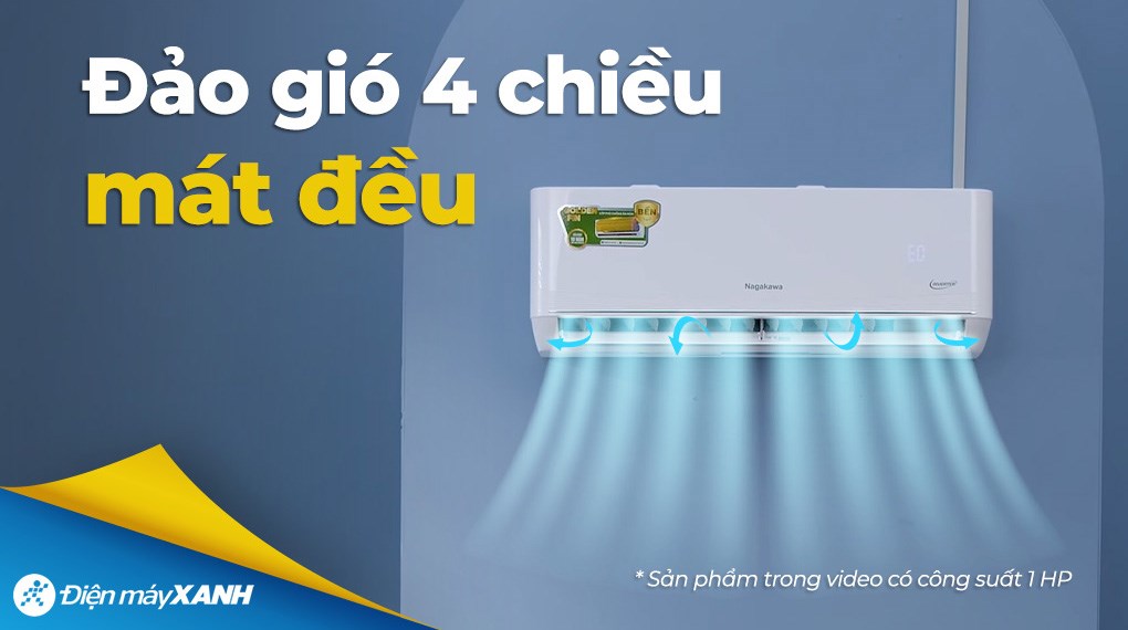 Máy lạnh Nagakawa Inverter 1.5 HP NIS-C12R2T62