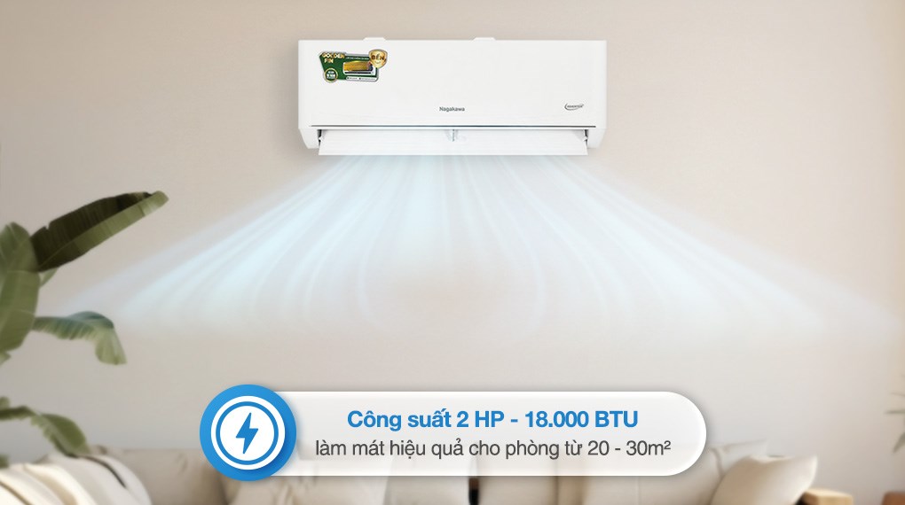 Máy lạnh Nagakawa Inverter 2 HP NIS-C18R2T62