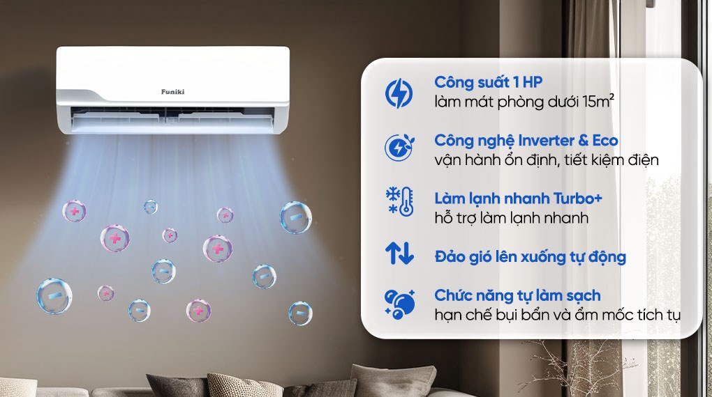 Máy lạnh Funiki Inverter 1 HP HPIC09TMU