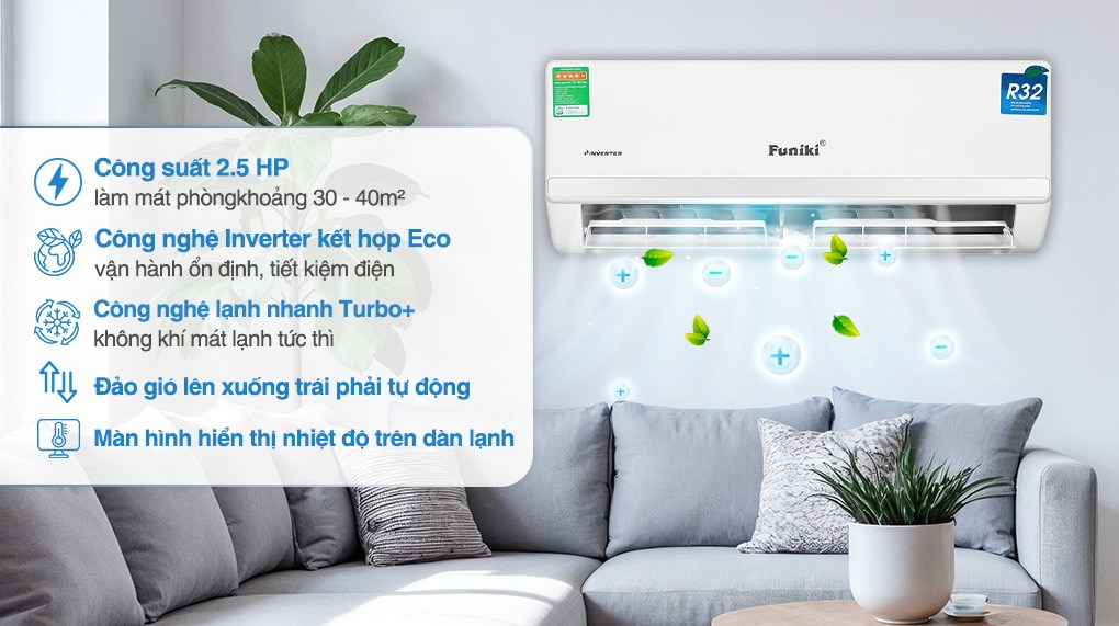 Điều hòa Funiki Inverter 24000 BTU HIC24TMM-6