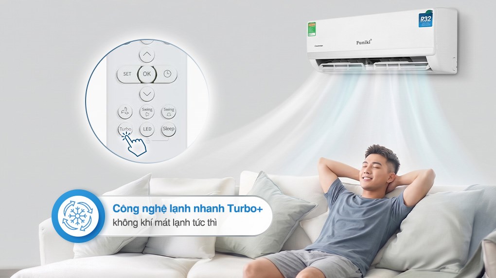 Điều hòa Funiki Inverter 24000 BTU HIC24TMM-6