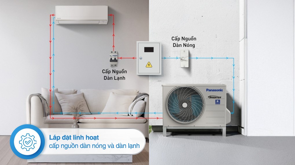 Máy lạnh Panasonic Inverter 1 HP CU/CS-PU9CKH-8D