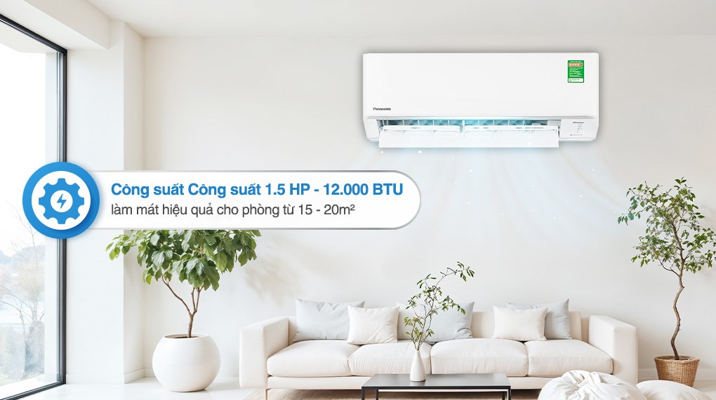 Máy lạnh Panasonic Inverter 1.5 HP CU/CS-PU12CKH-8D