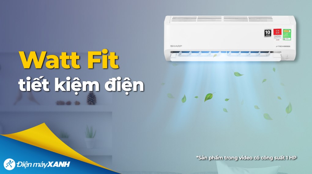 Máy lạnh Sharp Inverter 1 HP AH-X10DEW
