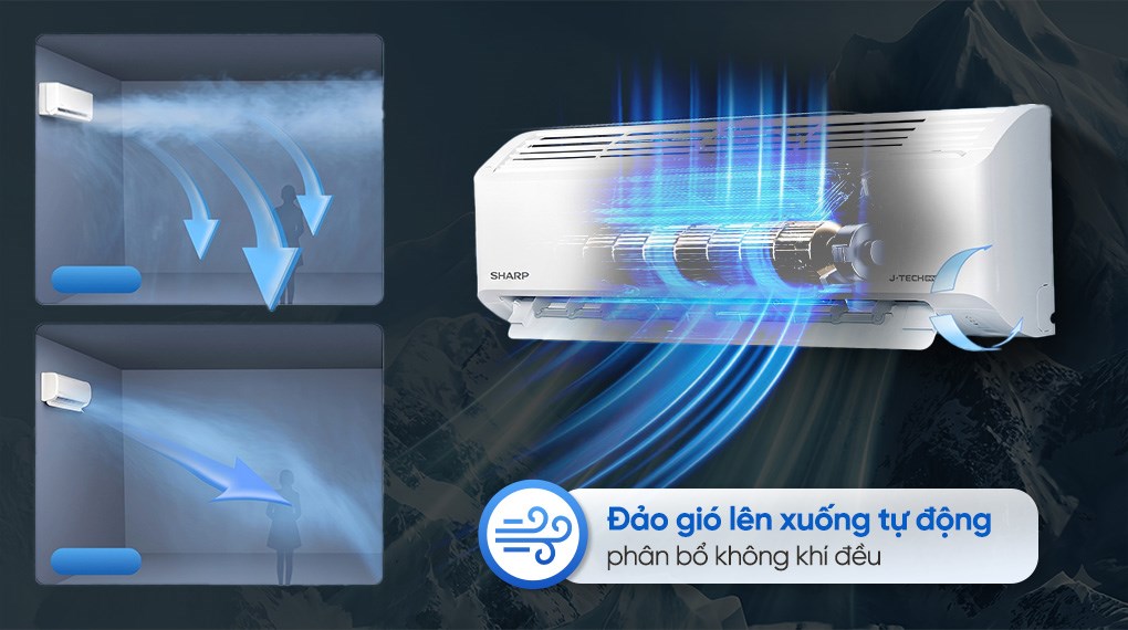 Máy lạnh Sharp Inverter 1 HP AH-X10DEW