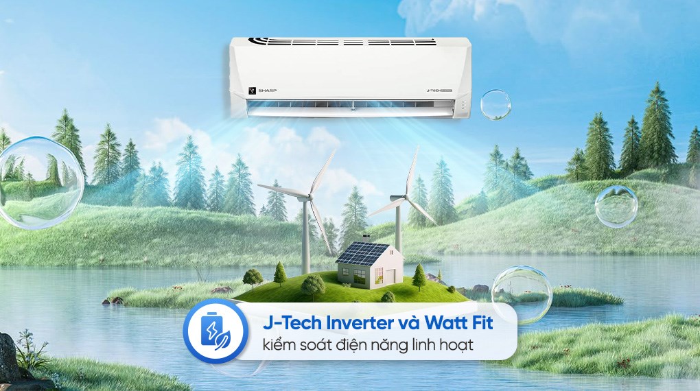 Máy lạnh Sharp Inverter 2 HP AH-X18DEW