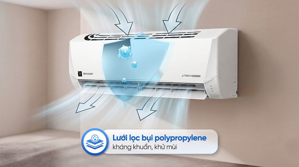 Máy lạnh Sharp Inverter 2 HP AH-X18DEW