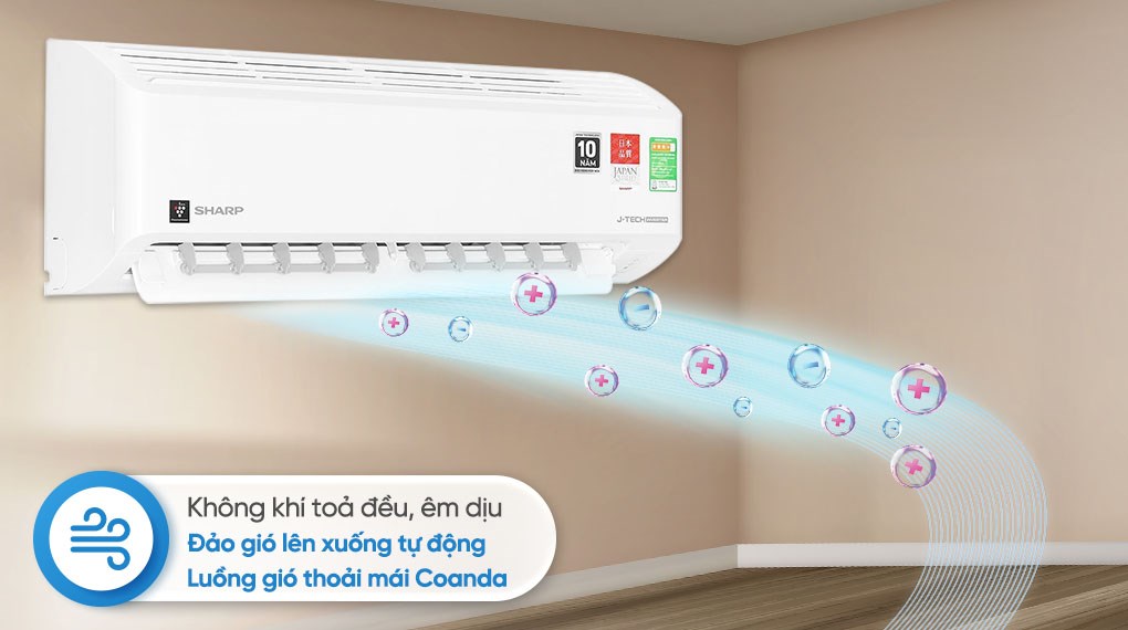 Máy lạnh Sharp Inverter 1 HP AH-XP10DSW