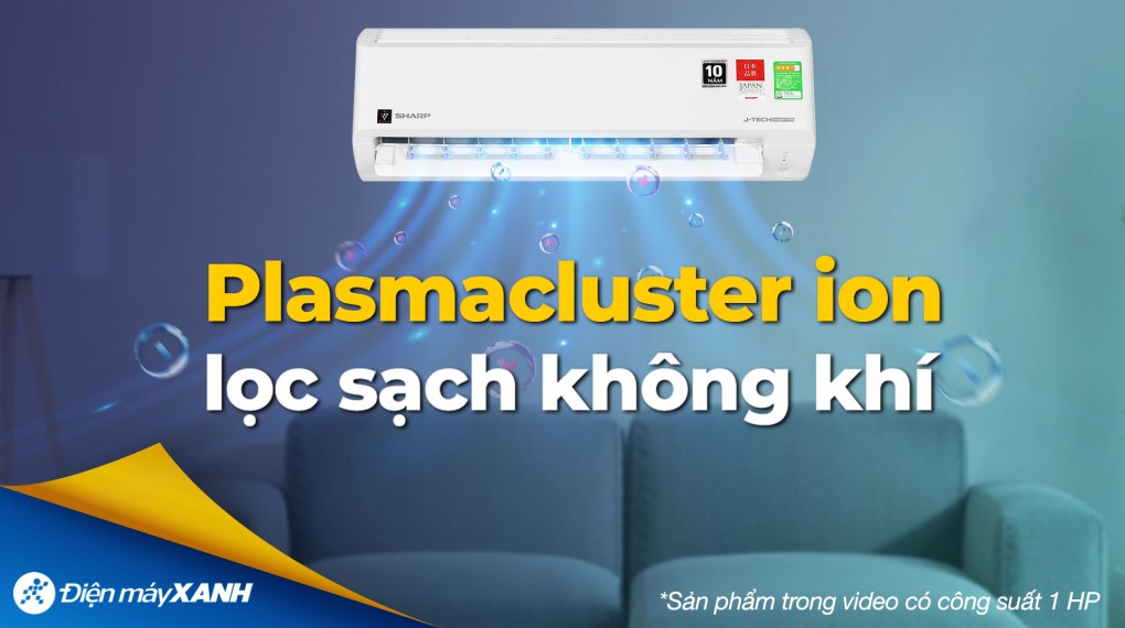Máy lạnh Sharp Inverter 2 HP AH-XP18DSW