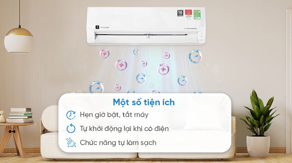 Máy lạnh Sharp Inverter 2 HP AH-XP18DSW