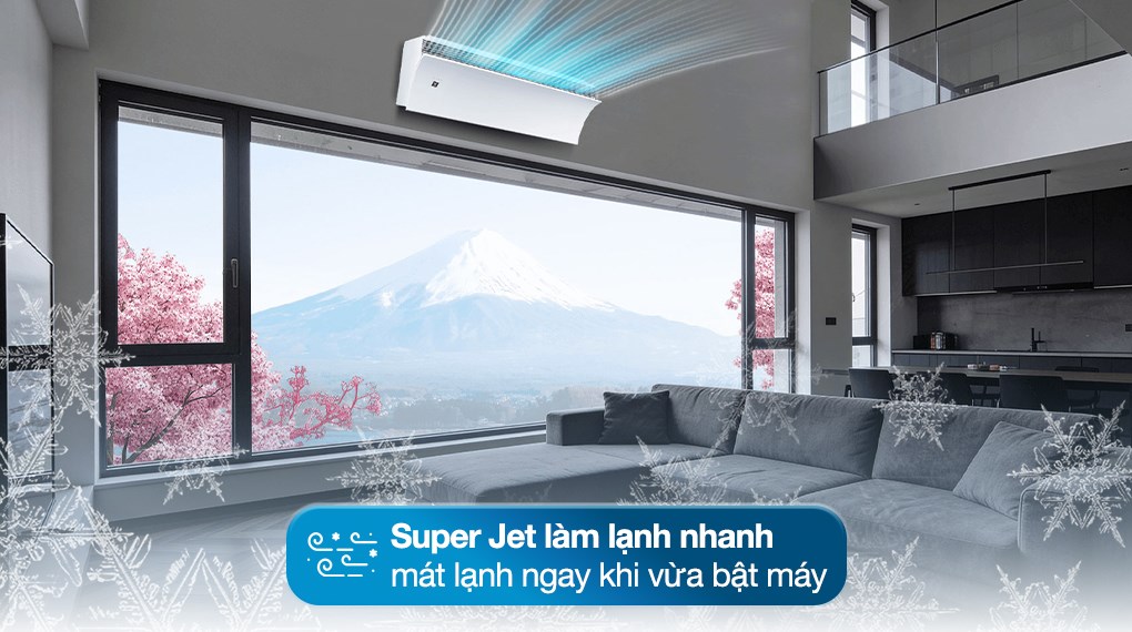Máy lạnh Sharp Airest Inverter 1.5 HP AH-XP13DPW
