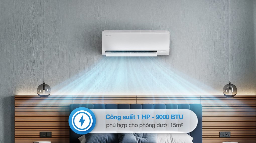 Điều hòa Samsung Inverter 9000 BTU AR50H10D1BHNSV