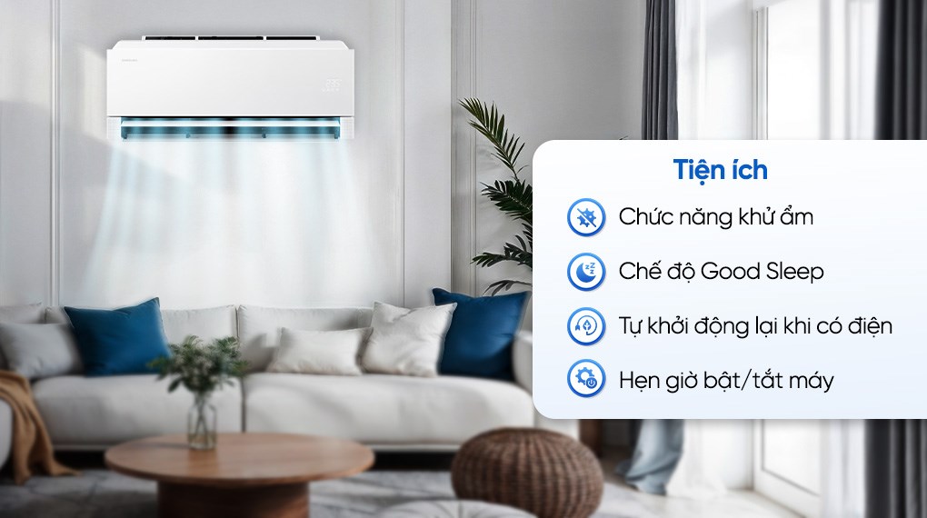 Điều hòa Samsung Wind-Free Inverter 12000 BTU AR80H13DAAWNSV