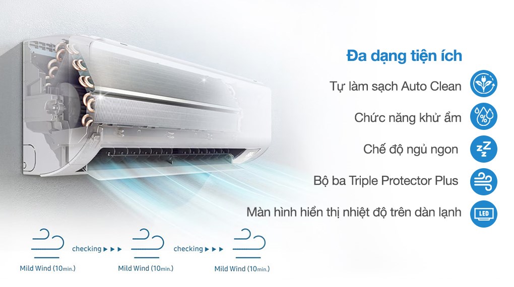 Điều hòa Samsung Inverter 12000 BTU AR50H13D1BHNSV