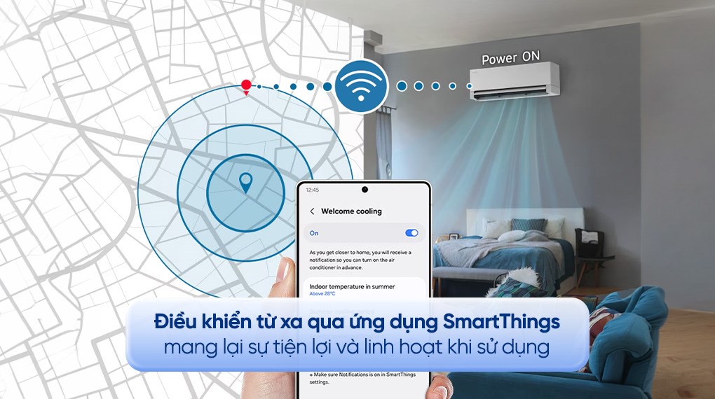 Máy lạnh Samsung Wind-Free Inverter 2.5 HP AR70H24D1CWNSV