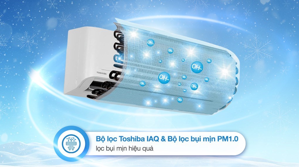 Máy lạnh Toshiba Inverter 1 HP RAS-H10P2KCVG-V