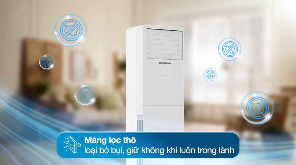 Điều hòa tủ đứng Nagakawa 28000 BTU NP-C28R1K58