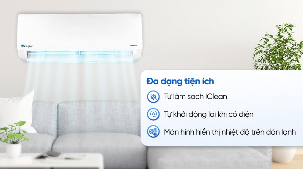 Máy lạnh Casper Inverter 1 HP JC-09IU36X